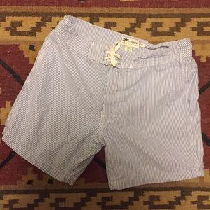 Jcrew seersucker swim shorts